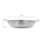 ماهیتابه استیل گود دو دسته سایز 27 S-26P