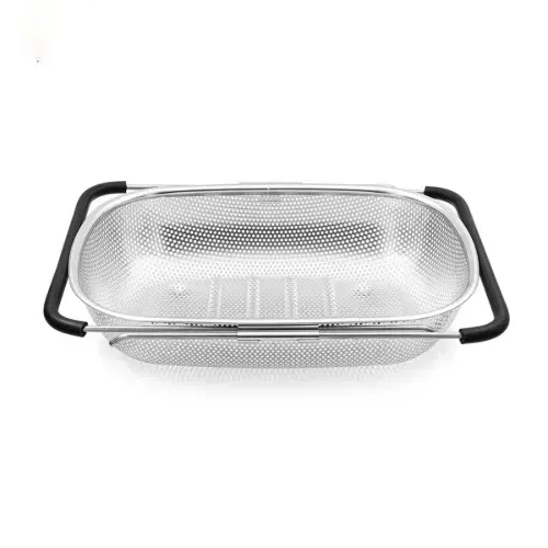 آبکش و سبد سینک صافی استیل 24×34 کشویی B2434