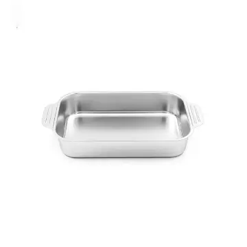 تابه استیل مخصوص فر و لازانیا سایز 33×19 داخل 27.5×17 کد B3319