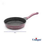خرید سرویس قابلمه گرانیتی یونیک 16 پارچه بادمجانی کلاسیک UN-7717