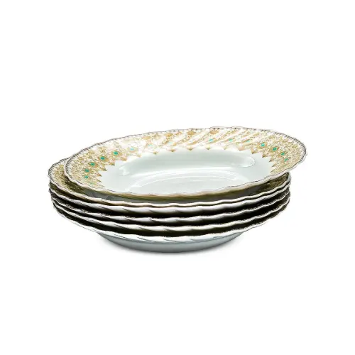 بشقاب گود سایز 22 پارس اپال طرح آنیتا - کد 225
