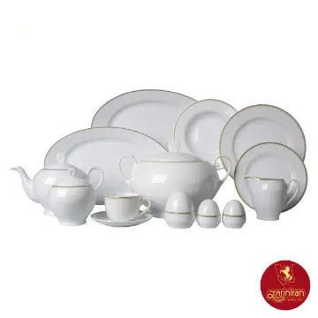 سرویس 12 نفره نورا چینی زرین