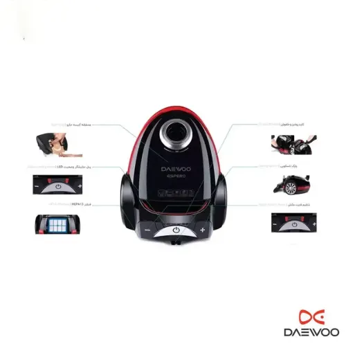 جاروبرقی کیسه‌‎دار دوو مدل DVC-LH22R جدید