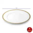 ابعاد دیس گرد چینی زرین ایتالیا اف سه اسلیمی تخت 34