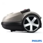 نمای بغل و چرخ جارو برقی فیلیپس مدل XD8052