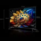 ابعاد تلویزیون 65 TCL C655