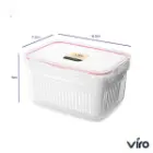 ابعاد ظرف فریزری سبد دار ایزی لاک پلاس 1300 میلی لیتر مستطیل 2 - کد 602