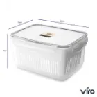 ابعاد ظرف فریزری سبد دار ایزی لاک پلاس 2200 میلی لیتر مستطیل 3 - کد 603