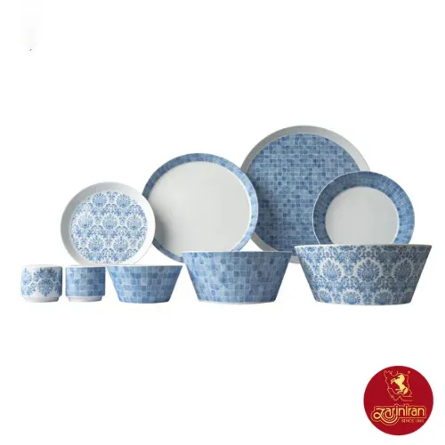 سرويس غذا خوری چینی زرین فرم اس ۲۱ پارچه مورآكو