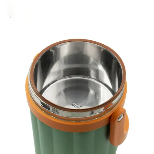 لانچ باکس استوانه ای استیل بدنه خط 304 MS765
