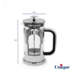 ابعاد فرنچ پرس 600 میلی لیتر یونیک مدل UN-3009