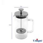 ابعاد فرنچ پرس 350 میلی لیتر یونیک مدل UN-3023