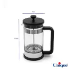 ابعاد فرنچ پرس یونیک UN-3003 گنجایش 600 میلی لیتر