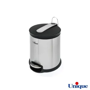 سطل زباله استیل یونیک 14 لیتری با آرام بند UN-4450