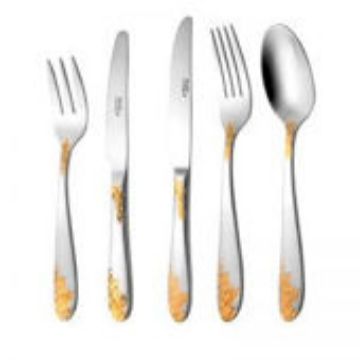 تصویر برای دسته  قاشق چنگال ناب استیل 18 نفره