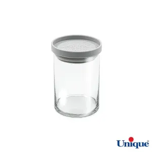 ظرف ادویه شیشه ای درب طوسی 120 یونیک UN-1255