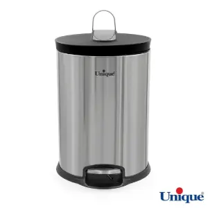 سطل زباله استیل یونیک 16 لیتری با آرام بند UN-4430