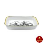 تصویر  ديس لازانيا مستطيل چینی زرین طرح ویلیج سایز 40