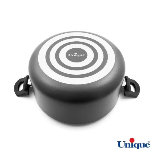 خرید قابلمه سایز 32 یونیک کف گرانیت طوسی تیره UN-8112