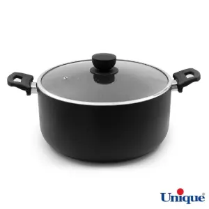 قابلمه سایز 32 یونیک کف گرانیت مشکی UN-8111