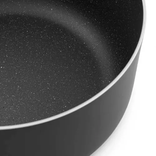 خرید قابلمه سایز 24 یونیک کف گرانیت مشکی UN-8107
