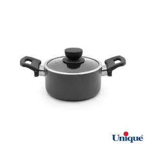 قابلمه سایز 14 یونیک کف گرانیت طوسی تیره UN-8102