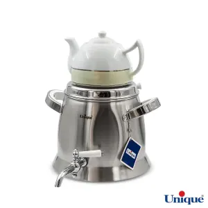 کتری و قوری 6 لیتر شیر دار استیل یونیک UN-7242