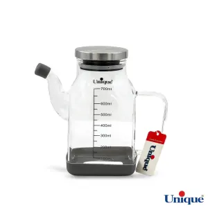 ظرف روغن ریز 700 میلی لیتر یونیک درب استیل UN-2030