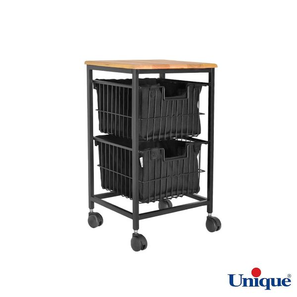 تصویر  سبد سیب زمینی و پیاز پارچه باکس 2 طبقه یونیک UN-2900