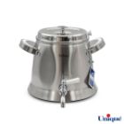 تصویر  کتری و قوری 6 لیتر شیر دار استیل یونیک UN-7242 دسته استیل کالیت نسوز