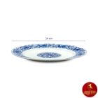 دیس گرد فلورنتیا چینی زرین نئوکلاسیک سایز 34