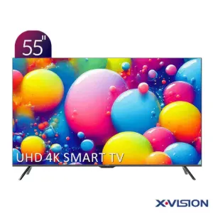 تلویزیون ایکس ویژن UHD 4K هوشمند 55 اینچ سری 7 مدل XYU785