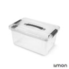 نظم دهنده مستطیل 9 لیتر دسته دار لیمون 2398