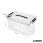 نظم دهنده مستطیل 9 لیتر دسته دار لیمون