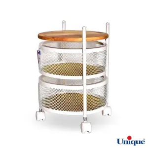 سبد سیب زمینی پیاز یونیک 2 طبقه توری گرد UN-2854