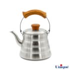 کتری ۲.۵ لیتر لوله دار استیل یونیک UN-7252 چوبی