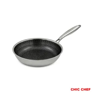 تابه استیل کربنی تک دسته چیک چف مدل CC8161-24