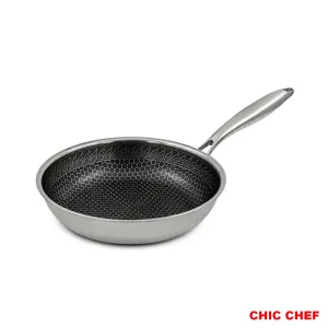 تابه استیل کربنی تک دسته چیک چف مدل CC8161-26