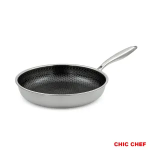 تابه استیل کربنی تک دسته چیک چف مدل CC8161-28