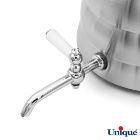 تصویر  کتری و قوری یونیک UN-7250 شیر دار استیل 4 لیتری دسته کالیت نسوز