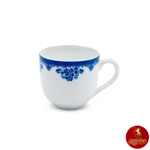 فنجان قهوه خوری چینی زرین ایتالیا اف فلورانس سایز 6