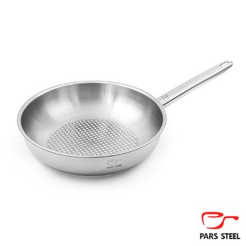 تصویر  ماهیتابه وک سایز 28 پارس استیل مدل کابان