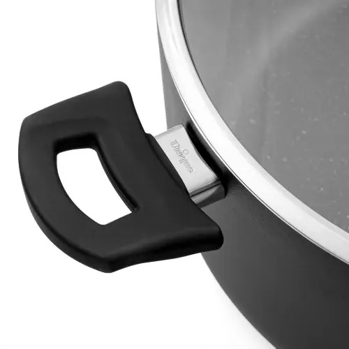قیمت قابلمه یونیک UN-8105 سایز 20 کف گرانیت مشکی
