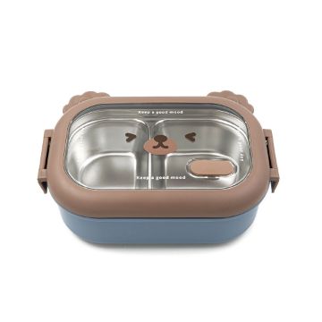 تصویر  لانچ باکس درب قفلی داخل استیل ML-6261