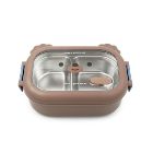 تصویر  لانچ باکس درب قفلی داخل استیل ML-6261