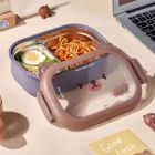 تصویر  لانچ باکس درب قفلی داخل استیل ML-6261