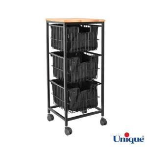 سبد سیب زمینی و پیاز 3 طبقه یونیک پارچه باکس UN-2901