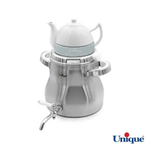 کتری و قوری 5.5 لیتر شیردار 6 ضلعی یونیک UN-7255