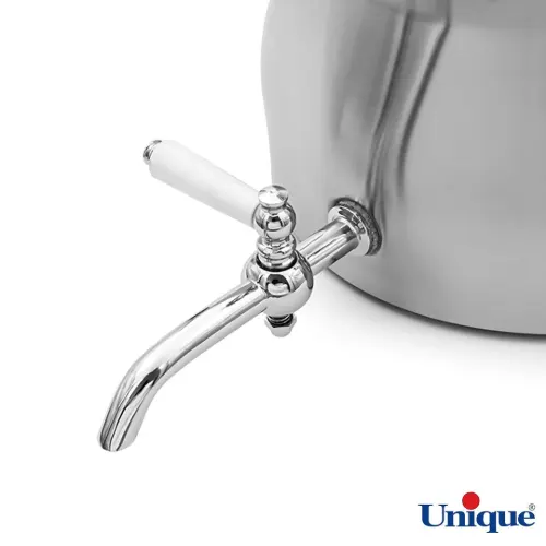 خرید کتری و قوری 5.5 لیتر شیردار 6 ضلعی یونیک UN-7255