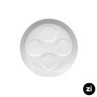 تصویر  ست 5 پارچه نمک فلفل سماق چینی زرین Zi فرم اس پاستل طوسی